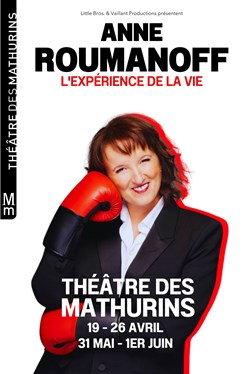 Affiche de Anne Roumanoff dans L'expérience de la vie