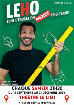 Affiche de Leho dans ZEPP, Zone d'éducation presque prioritaire !