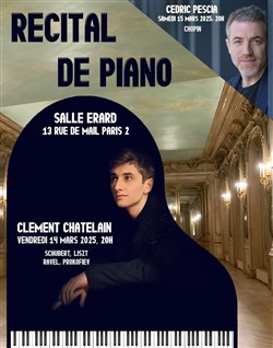 Affiche de Récital de piano : Clément Chatelain