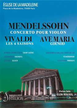 Affiche de Les 4 Saisons de Vivaldi, Ave Maria, Concerto de Mendelssohn