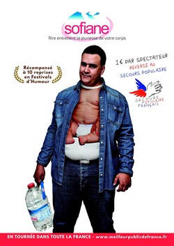 Affiche de Sofiane Ettaï dans Rire entretient la jeunesse de votre corps