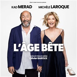 Affiche de L'âge bête | avec Michèle Laroque et Kad Merad