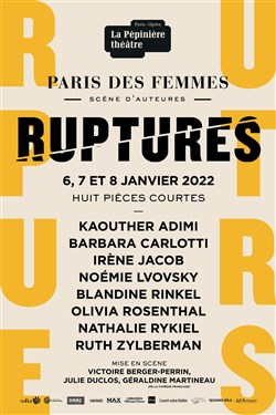 Affiche de Ruptures | Festival Paris des femmes 2022