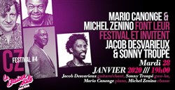 Affiche de Mario Canonge et Michel Zenino invitent Jacob Desvarieux & Sonny Troupé | CZ4