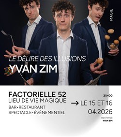 Affiche de Yvan Zim dans Le délire des illusions