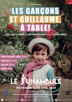 Affiche de Les garçons et Guillaume, à table !