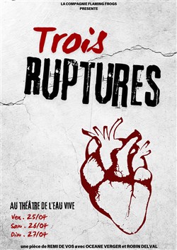 Affiche de Trois Ruptures