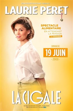 Affiche de Laurie Peret dans Spectacle Alimentaire en attendant la pension