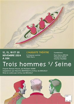 Affiche de Trois hommes s/ Seine