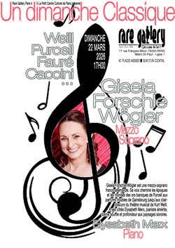 Affiche de Un dimanche Classique avec Gisela Forschle-Wögler et Elysabeth Merx