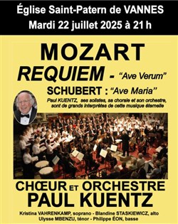 Affiche de Choeur et orchestre Paul Kuentz : Requiem de Mozart