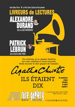 Affiche de Livreurs de lectures : Ils étaient dix, d'Agatha Christie
