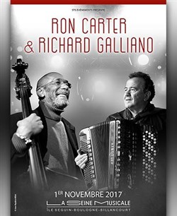 Affiche de Jubilé Ron Carter avec Richard Galliano