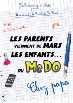 Affiche de Les parents viennent de Mars, les enfants du McDo ! Chez papa