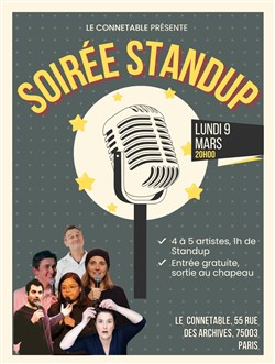 Affiche de Soirée Standup