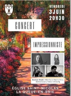 Affiche de Quator Amaë : Concert musique impressionniste