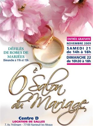Affiche de 6 ème Salon du Mariage de la région de Meaux