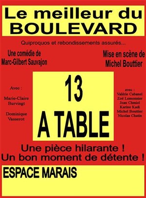 Affiche de 13 à table