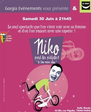 Affiche de Niko perd les pédales - Festival LGBT d'humour