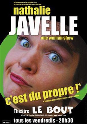 Affiche de nathalie javelle dans C'est du propre !