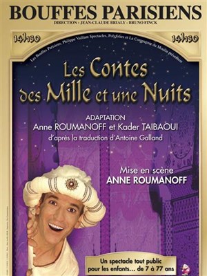 Affiche de Les contes des 1001 nuits | mise en scène Anne Roumanoff