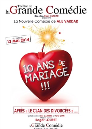 Affiche de 10 ans de mariage