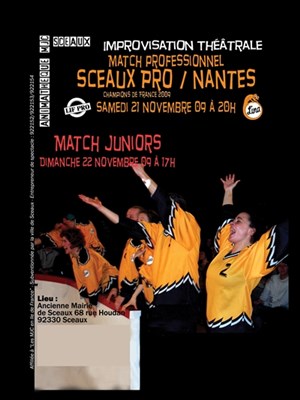Affiche de Match d'impro junior Sceaux/Bisounours