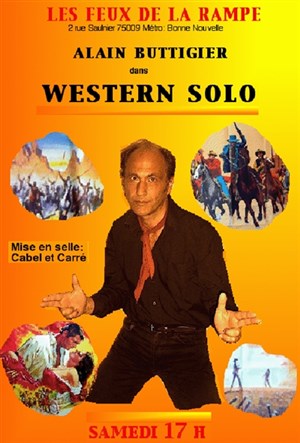 Affiche de Alain Buttigier dans Western Solo