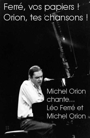 Affiche de Léo Ferré par Michel Orion | Le Bistro Blanc