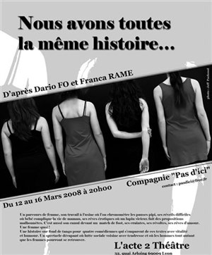 Affiche de Nous avons toutes la même histoire