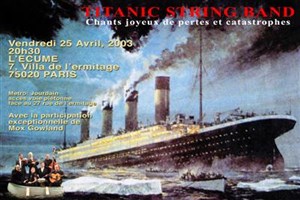 Affiche de titanic string band