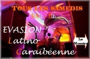 Affiche de Soirée Evasion Latino-Caraïbéenne
