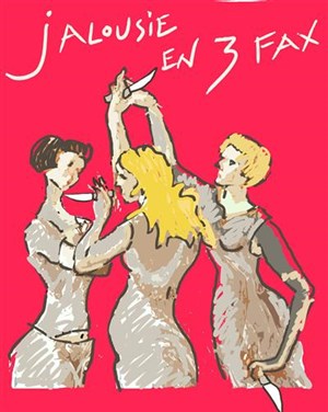 Affiche de Jalousie en 3 fax