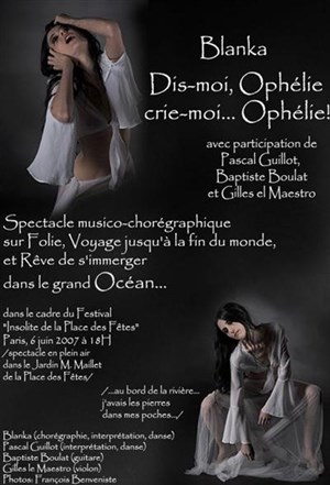 Affiche de Dis-moi, Ophélie. Crie-moi... Ophélie!
