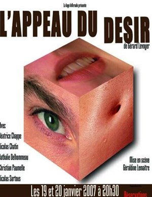 Affiche de l'appeau du desir au théâtre des abondances