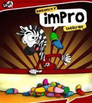 Affiche de Rencontre d'Improvisation Ludi-Idf Vs LIQA (Québec)