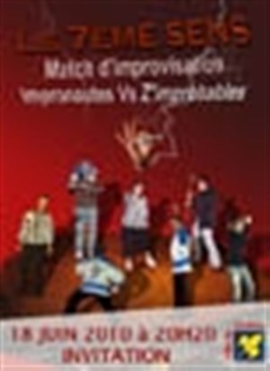 Affiche de Match d'improvisation les impronautes vs les z'improbables | Centre culturel de Chelles