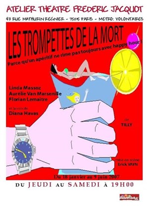 Affiche de les trompettes de la mort | Atelier théâtre Frédéric Jacquot