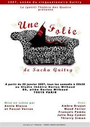 Affiche de Une Folie