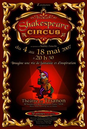 Affiche de Shakespeare Circus