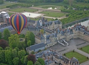 Affiche de Vol en montgolfiere autour de Fontainebleau