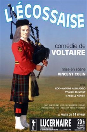 Affiche de L'Ecossaise de Voltaire