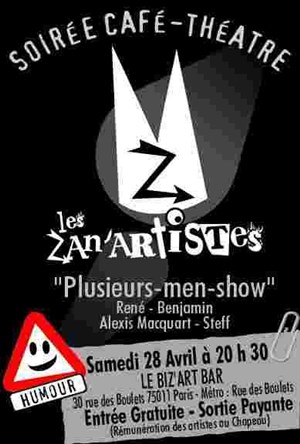 Affiche de Les Zan'artistes au Biz'art bar