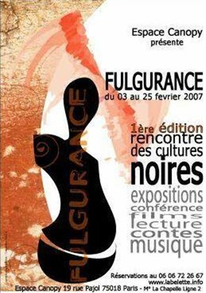 Affiche de Fulgurance art contemporain africain
