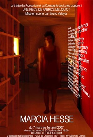 Affiche de Marcia Hesse | Théâtre le Proscenium