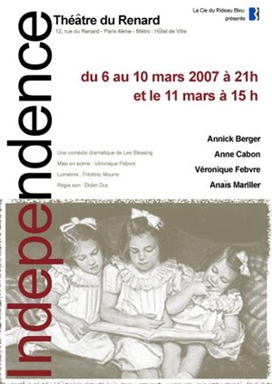 Affiche de Independence | théâtre du renard