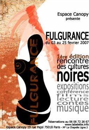 Affiche de Soirée cloture Festival FULGURANCE