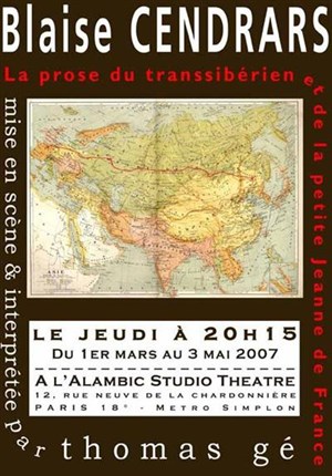 Affiche de La prose du transsiberien et de la petite Jeanne de France