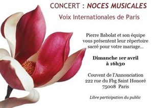 Affiche de Noces Musicales