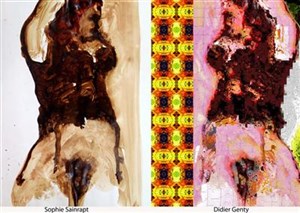 Affiche de “Expo duo” : Sophie Sainrapt et Didier Genty